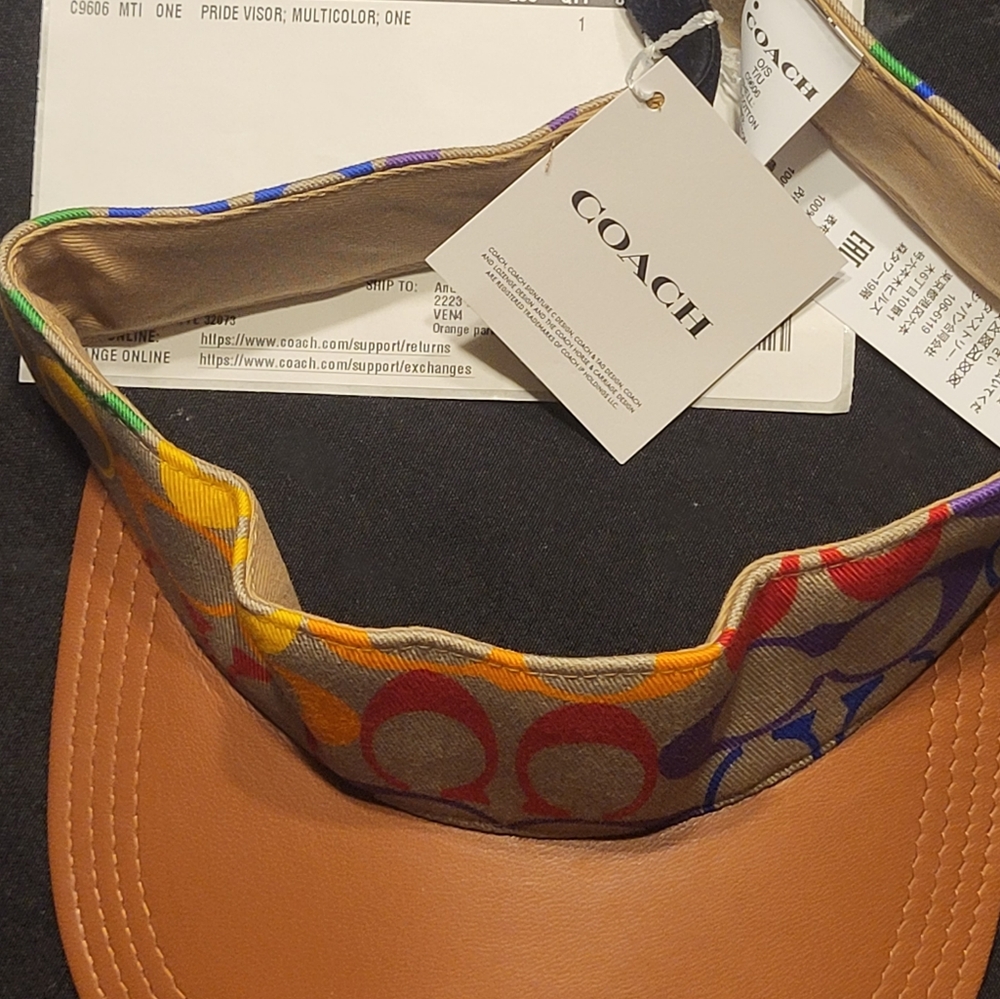 Coach MULTI COLOR VISOR - Picture 6 of 6
